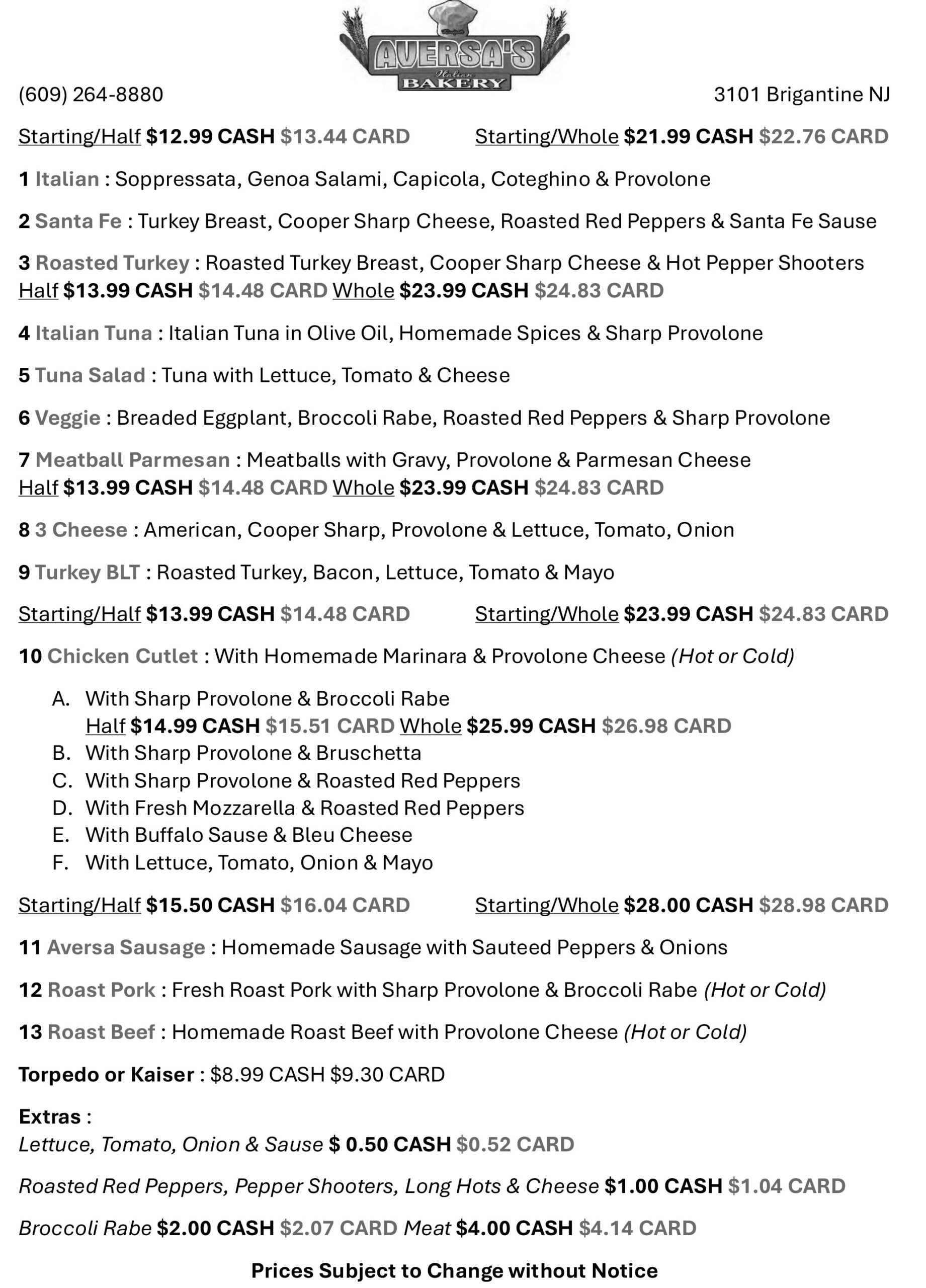 HOAGIE-MENU